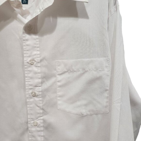 Protocol Shirt Men's Size 16.5 (36-37) White Long Sleeve Tall Fit Button Down - Picture 7 of 16